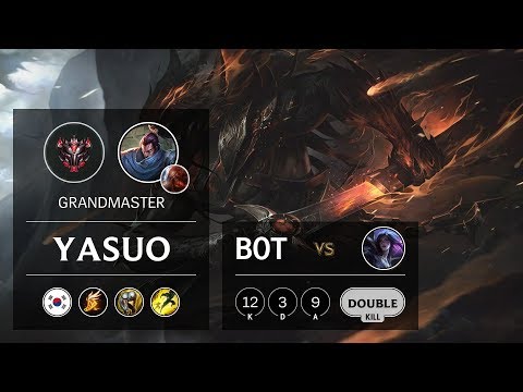Yasuo Bot vs Kai'Sa - KR Grandmaster Patch 9.16