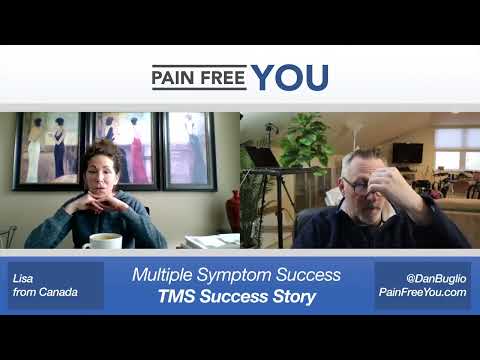 Lisa's TMS Success Story  - Back Pain, Globus, Sinitis, Diverticulitis, IBS, UTI's, TMJ & Tinnitus