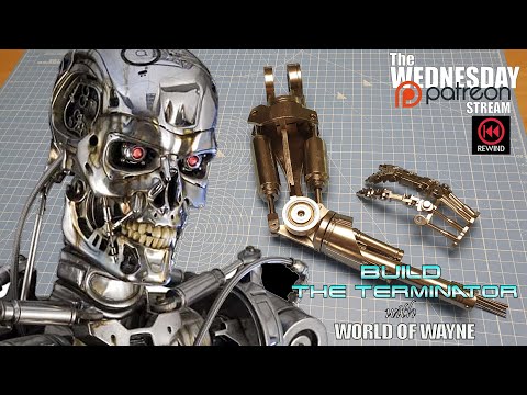 Build the Terminator LIVE - Part 82 - Parts for the Left Arm and Third Finger