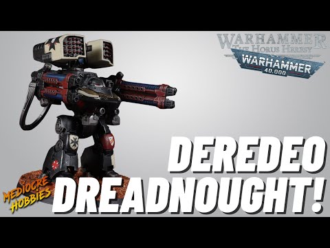 I added the new Deredeo Dreadnought to my 40k Black Templars force!
