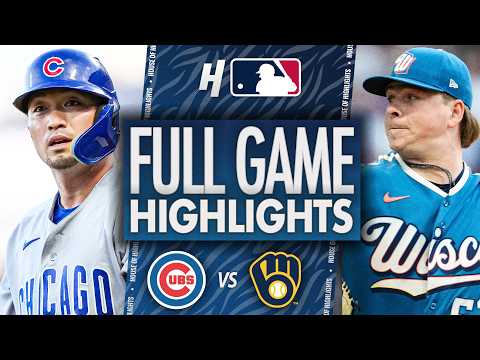 밀워키 VS 시카고컵스 2:8 MLB 하이라이트