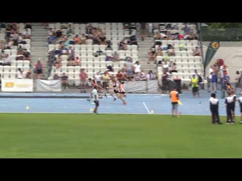 Mixed U16 4 x 100m Heat 1 - 2018 SUBWAY State Relay Championships // LAVicTV