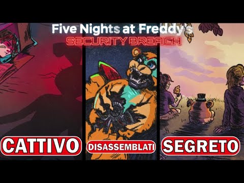 FNAF SECURITY BREACH Finale Cattivo - Alternativo Disassemblati - Finale Segreto
