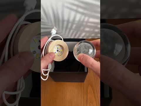 3D Crystal Ball Night Light