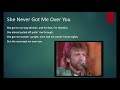 Keith Whitley - She Never Got Me Over You (Demo)