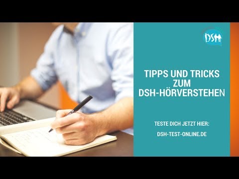 DSH Hörverstehen (Tipps und Tricks von DSH-Profis)