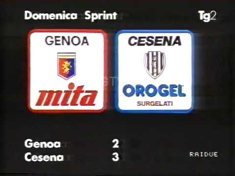 "OGGI IN SERIE A": Serie A 1989-90, Genoa-Cesena 2-3!