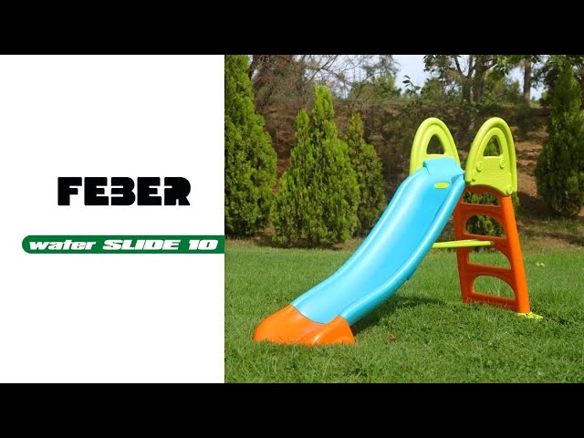 Vídeo relacionado con FEBER - Tobogán Slide 10 con Agua, con Hueco para la Poner la Manguera, escaleras Antideslizantes, Multicolor, de Gran Resistencia y fácil Montaje, para niños Entre 3 y 8 años, Famosa (800009592)