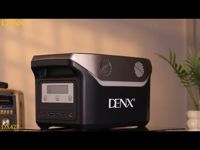 مولد طاقة للكشتات مع منفذ فيش ثلاثي واضاءة usb و تايب سي بقوة 300واط denx DX-422