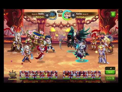 hero wars Lian defensive team ( Lian, Helios, Morrigan, Astaroth, martha ) vs attacker #herowars