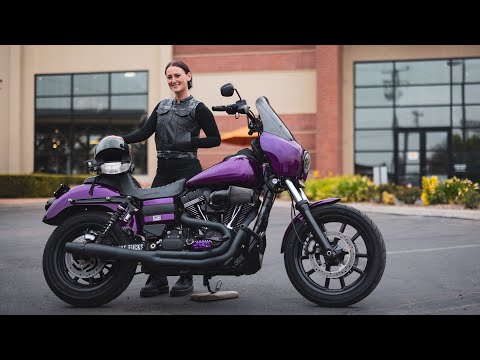 Lady Bad Bones' Dyna Low RIder S Harley-Davidson