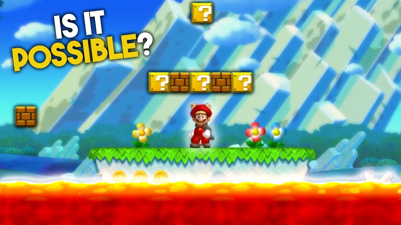 New Super Mario Bros. U, but the Floor is Lava