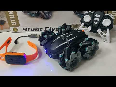 Машинка-багги с управлением жестом руки Stunt Elves перевертыш + пульт (2023)