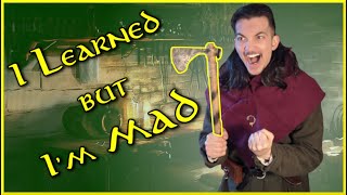I Broke My my BRAND NEW AX!