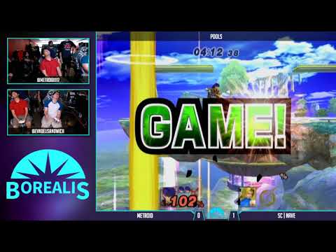 Metroid (Ike) vs SC| Nave (Zero Suit Samus) - Borealis Project M Pools