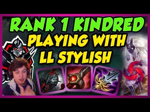 RANK 1 KINDRED - TRIES HAIL OF BLADES? LL STYLISH CARRIES ME!! - League of Legends