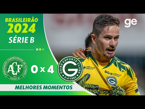 Gols e lances de Chapecoense x Goiás