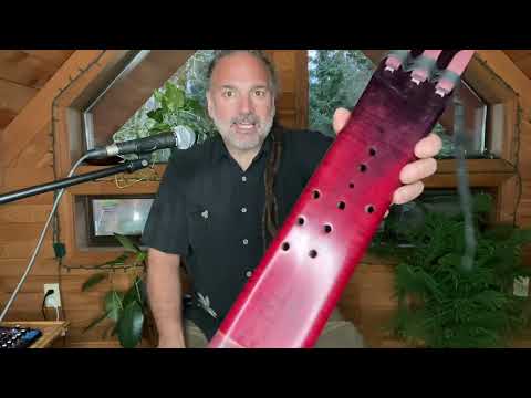 Lava Series Triple Drone Flute in A Minor