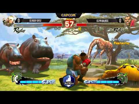 SSF4AE2012 EG RICKY ORTIZ VS EG PR BALROG - Final Round XVII Day 2 Top 16 HD