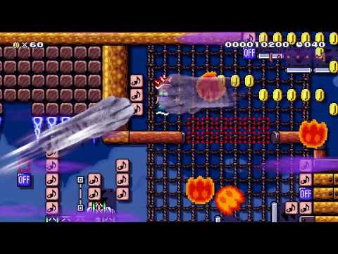 AUTONOMOVE 45sec Heavenly Fury!! by EthanP456 🍄 Super Mario Maker 2 🍄 No Commentary aak