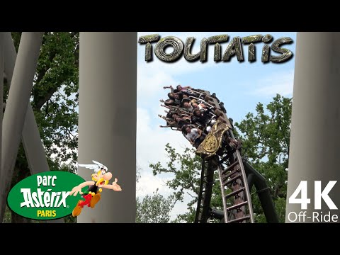 Toutatis - 4K Off-Ride - Parc Astérix - Intamin LSM Coaster - Multi launch Coaster - Cinematic