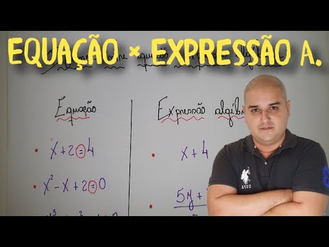 Difference between equation and algebraic expression