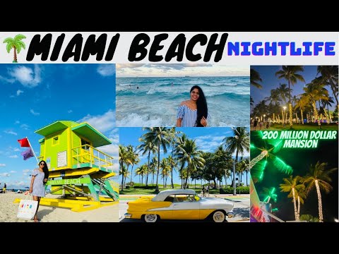 Miami Beach ಬಿಳಿ ಮರಳಿನ ಬೀಚ್ | 3 Star Hotel Tour South Beach Miami | Miami Nightlife | Kannada Vlogs