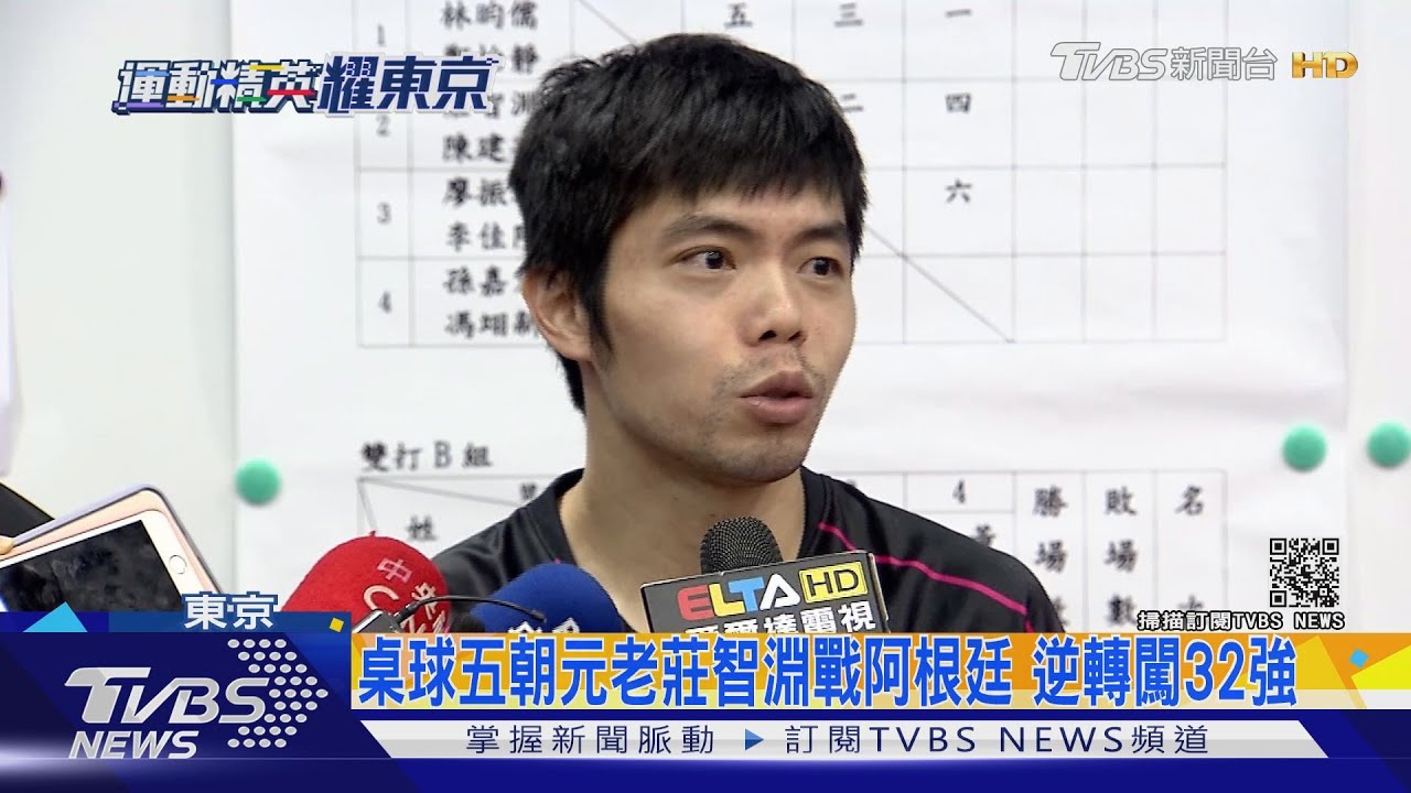 薑還是老的辣！桌球五朝元老莊智淵　逼退阿根廷晉級32強