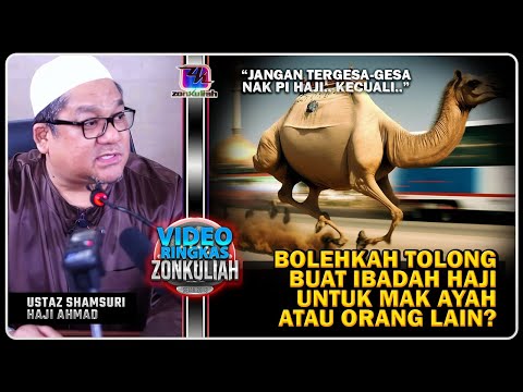 TAZKIRAH : Tak Perlu Tergesa-gesa Nak Pi Haji - Ustaz Shamsuri Ahmad