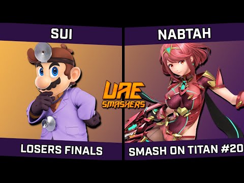 Sui (Lucas/Dr. Mario) vs Nabtah (Pyra Mythra) - Smash on Titan #20 - Losers Finals