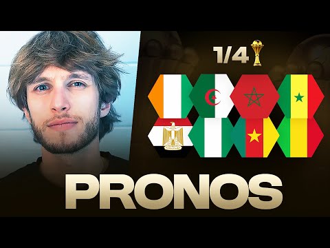 🏆 Mes pronos pour les 1/4 de CAN...