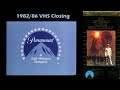 An Officer And A Gentleman 1982 VHS Closing 1986 Reprint