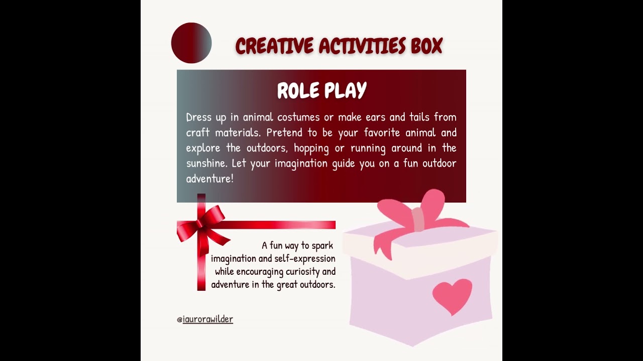 Dream2Live® Creative Activities Box (Role Play)