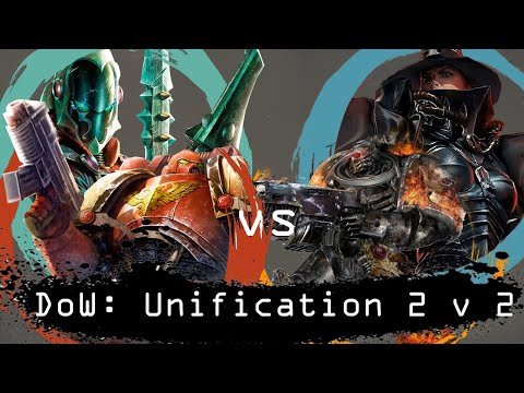 Dawn of War Unification: 2 v 2 Legion of the Damned, Witch Hunters vs Space Marines, Eldar