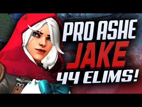 Jake Pro Ashe gameplay - 44 elims! [ Overwatch Season 28 Top 500 ]