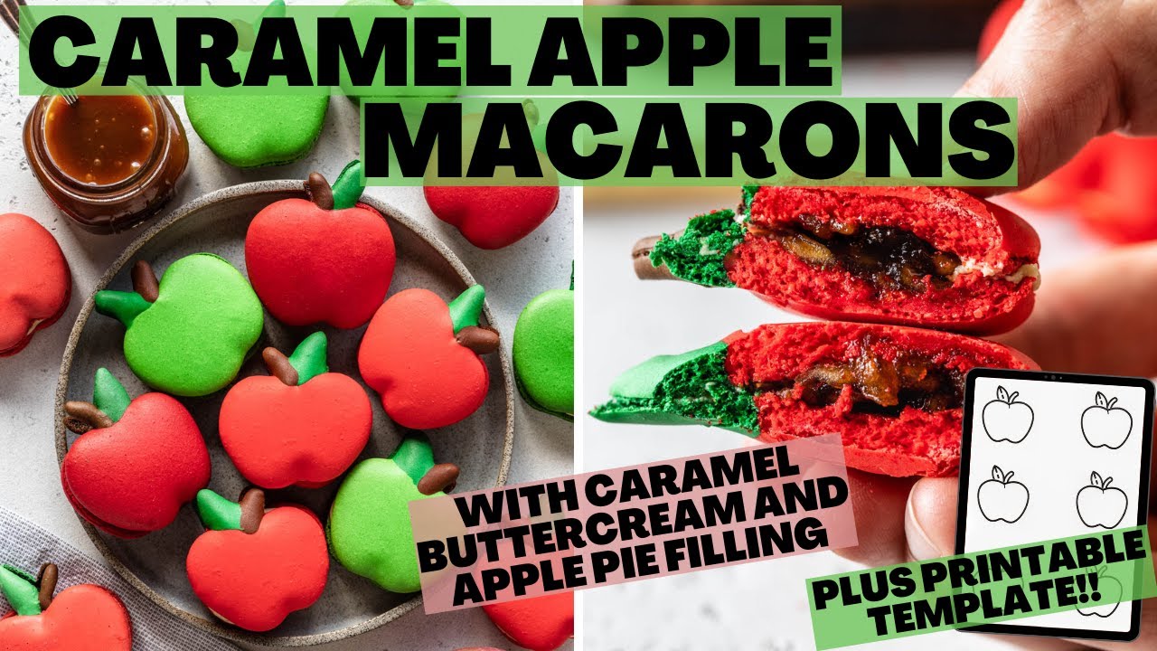 Apple Caramel Macarons