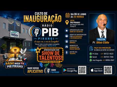Abertura Web Rádio PIB Pirangi - 06/06/2026
