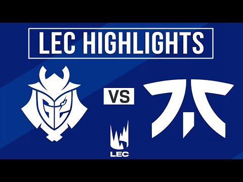 G2 vs FNC Highlights | LEC 2026 Versus | G2 Esports vs Fnatic