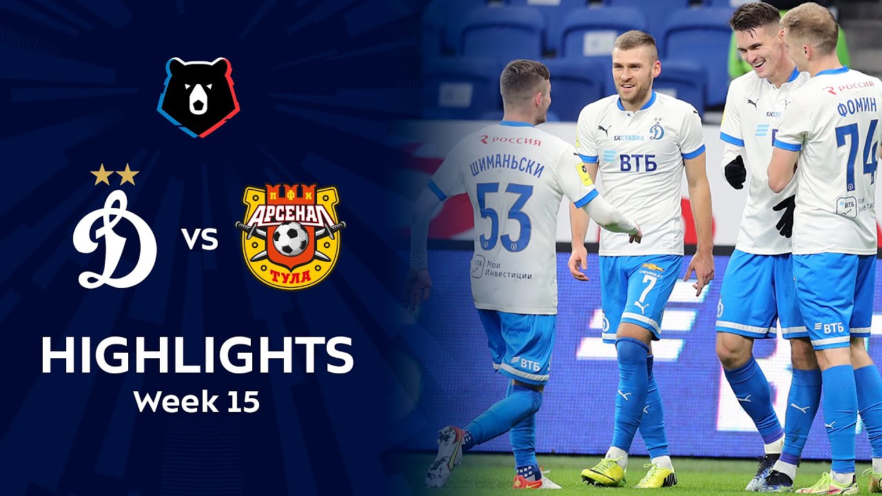 Dinamo Moskva vs Arsenal Tula highlights