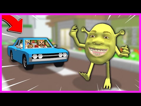 BABY SHREK IS HITTED BY A CAR! 😱 - Minecraft