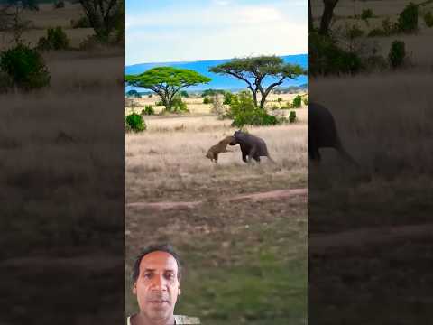 Hippo vs Cat: The Most Unexpected Animal Showdown #animals #trending #yutube #animallife #shorts