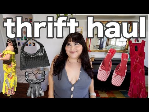 i thrifted my DREAM wardrobe for SPRING/SUMMER 🥥🌸 (thrift try on haul!)