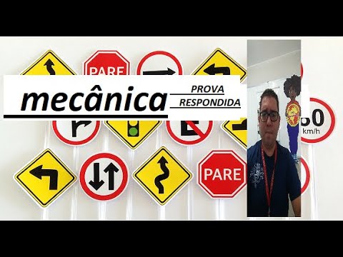 Simulado de  MECÂNICA QUESTÕES TIRADA DA PROVA DETRAN