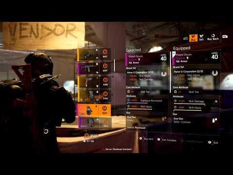 Division2 LVL 40 TU8 2.0 SKILL BUILD 4.5 MILLION STICKY BOMB