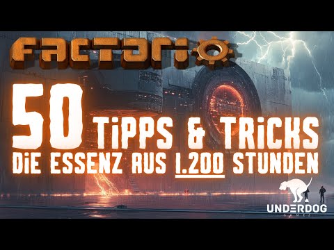 ⚙️ 50 quick tips for Factorio – Become a production master! 🚀 The essence of 1,200 hours