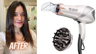$24 REVLON Hair Dryer from Amazon | It’s worth it!! (review + drying my wet hair)
