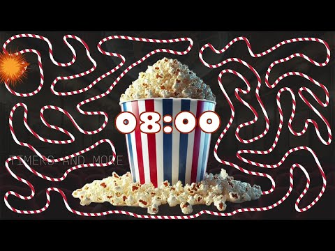 8 Minute popcorn 🍿 bomb 💣 timer