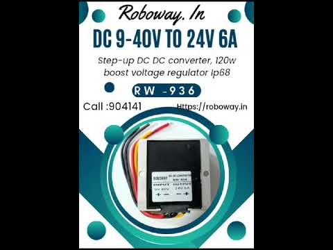 G-energy GEMUD9402406 9V-40V To 24V 6A 144W Dc To Dc Converter Ip68 Buck Boost Converter