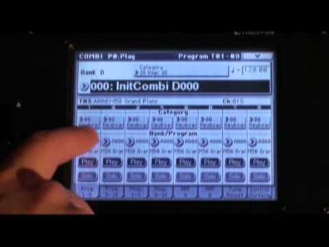 Korg M50 Creating Combis - In The Studio with Korg