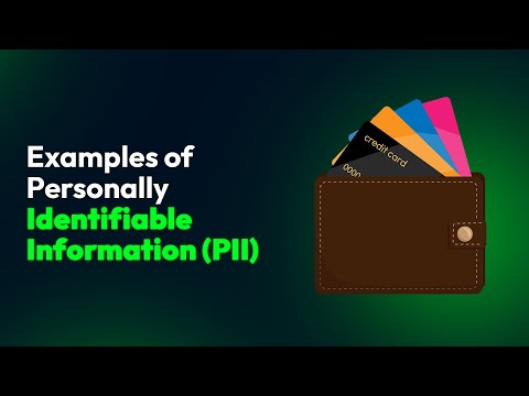 Examples of Personally Identifiable Information (PII)